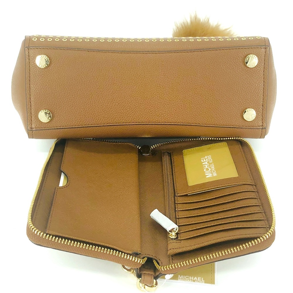 3PCS Michael Kors Hayes MD Messenger Wallet Charms - Picture 5 of 8